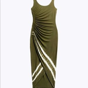 Bailey 44 Olive Green wrap dress size XS